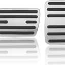 Foot Pedal Cover Compatible for Honda Accord Civic CR-V Odyssey Passport Accelerator Gas Brake Pedal Pad Cover Accessories