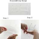 Artliving Two Part Adjustable Clear Acrylic Plastic Display Stand Easel (set of 5)