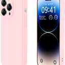 Compatible with iPhone 15 Pro 6.1 Inches Case,New Upgraded Military-Grade Shock-Proof Camera Lens Provides Full Body Protection for Men and Women(Light Pink)