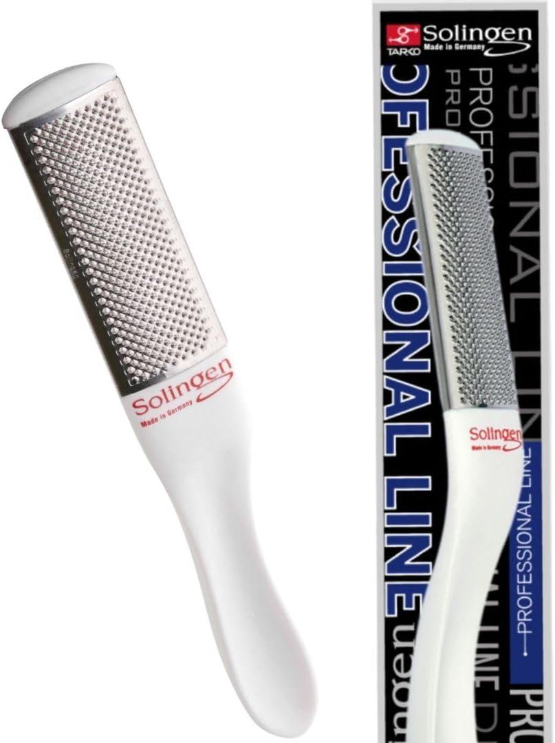 Solingen Professional Stainless Steel | Foot File | Foot Rasp | Callus Remover Best Foot Care Pedicure Tool To Remove Hard Skin | Can Be Used on Both Wet and Dry Feet | Made In Germany