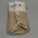 Dahey Jute Spliced Cotton Rope Plant Basket Modern Woven Storage Basket for 10.5" Floor Indoor Planter, Decorative Flower Pots Cover Laundry Bin with Handle Rustic Home Decor, White and Beige