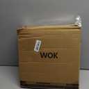 Carbon Steel Wok, 13-Inch, Pre-Seasoned, Non-Stick, with Lid and Spatula, Flat Bottom, Ideal for Stovetop Cooking