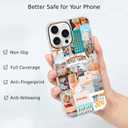 Christian Quotes iPhone 16 Pro Case, Aesthetic Vintage Jesus Bible Verses Pattern for Women & Men, Soft TPU Bumper