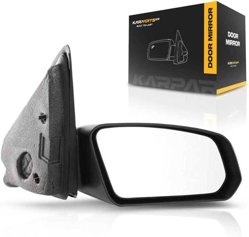 For Saturn Ion 2003 2004 2005 2006 2007 Door Mirror Passenger Side | Manual | Non-Heated | Textured | Sedan | Replacement for GM1321266 | 22726677