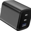 70W USB C Charger Block for MacBook Air MacBook Pro, 3-Port Wall Charger Compact Foldable for iPad Pro Air Mini, iPhone 16 15 14 13 12, 45W PPS Fast Charging for Galaxy S24 S23 S22 S21 Note 20, Pixel