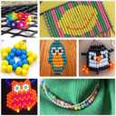4300 Pcs Pony Beads, Multi-Colored Rainbow Beading Supplies for Crafts and Friendship Bracelets Jewelry Making, 24 Assorted Colors Beads for Hair Braids (Boxed) 