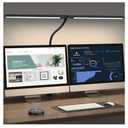 Led Desk Lamp for Office Home - Eye Caring Architect lamp with Clamp,Dual Screen Computer Monitor Work Smart Light: 24W 5 Color Flexible Adjustable Lighting Table Lamp for Study Drafting