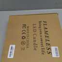 Enido 9pcs Flameless Flicking LED Candles with Remote, Battery Operated Outdoor Waterproof Candles, Electric Candle for Dining Tables and Fireplaces (Water Resistance, Pack of 9 (D: 3" x H: 4"4"5"5"5"6"6"6"6"))