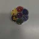 350pcs 4mm 7 Chakra Natural Stone Round Beads Crystals Energy Healing Genuine Real Stone DIY Charm Smooth Beading for Bracelet Necklace Earrings Jewelry Making(4mm,7 Chakra Color