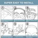 SOPROM Headband Kit Replacement for Bose QuietComfort 45 (QC45)/QuietComfort 35 (QC35)/QuietComfort SE (QC SE)/New Quiet Comfort Wireless Headphones, Easy DIY Installation(Black)