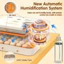 Incubators for Hatching Eggs Egg Incubator 56 Eggs with Auto Egg Turner for Duck Chicken Goose Eggs