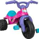 Fisher-Price Toddler Tricycle Barbie Tough Trike, Toy Bike with Handlebar Grips & Storage for Outdoor Play Kids Ages 2+ Years 