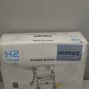 Walkers for Seniors, Foldable Rollator Walker with Durable Aluminum, Dual Adjustable Height Medical Rolling Walker 8" Wheels for All Terrain, Transport Chair with Seat and Backrest, Purple