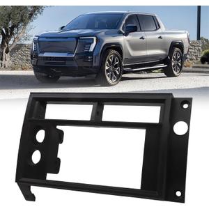 Double DIN Dash Kit for Chevy S10 Blazer, GMC S15 Jimmy, Syclone, Typhoon | Stereo Installation Kit, Car Stereo Trim Panel Cover, No-Cut Installation