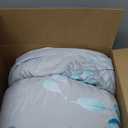 Anibedding 7 Pieces Teal Green King Comforter Set for All Season