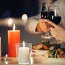 12 Hours White Votive Candles for Weddings Parties Spa Birthdays and Baby Shower,Set of 24 Unscented Bulk Candles for Restaurants and Home Decoration,2 Inch,12 pack