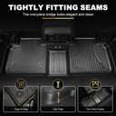 AOMSAZTO Floor Mats for 2023-2025 2026 Chevy Colorado Crew Cab/GMC Canyon - Heavy Duty TPE All Weather Protection Car Mats, 1st & 2nd Row Full Set Floor Liners, Anti Skid Car Accessories