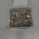 ZIPCCI 3 Inch Large Safety Pins - 100 Pcs Heavy Duty Steel Wire Pins (Large Size)