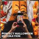 Ghostees Mystery Phone Buddy, Stick-On Halloween Ghost & Pumpkin Phone Topper, Halloween Cute-Ghost Phones Charm Cute Cling Decoration For All Smartphone(6Pcs)