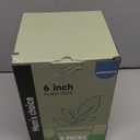 6 Inch Indoor Planter Pots with Drainage Hole and Tray Saucer, Flower Pots for Indoor Outdoor Garden Plants and Flowers, Multicolor