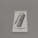 Acer USB C Hub, 7 in 1 Multi-Port Adapter for Laptop, 4K, HDMI Splitter with 2 USB A 3.1 & Type-C to HDMI Data Port, PD 100W Charging, SD Card Reader for Computer, Desktop, Space Grey