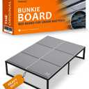 Meliusly Heavy Duty Bunkie Board Full Size (54x75) - Non-Slip Breathable Bed Support Board for Slatted Bed Frame, Anti-Sag Under Bed Support, Noise Minimizing Moisture Resistant Bed Board