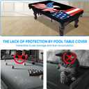 NEVERLAND Pool Table Cover 8ft - Waterproof & Dustproof, Indoor & Outdoor Protection, Oxford Cloth Tear-Resistant Scratch-Proof Billiard Table Covers for Home and Billiard Room