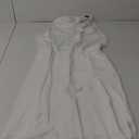 Women's Elegant Mock Halter Neck Party Dress Sleeveless Satin Silk Cocktail Evening Maxi Dresses (Large, White)