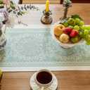 Table Runners 138 Inches,Waterproof Boho Table Runner with Tassel Fringe,Table Runner for Party Coffee Table