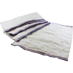 OsoCozy Better Fit Unbleached Prefold Cloth Diapers -100% Cotton, Gauze Weave, Sized for Tri Folding - Size 1 - (Infant 4x8x4 Fits 6-16 lb.) - 1 Dozen