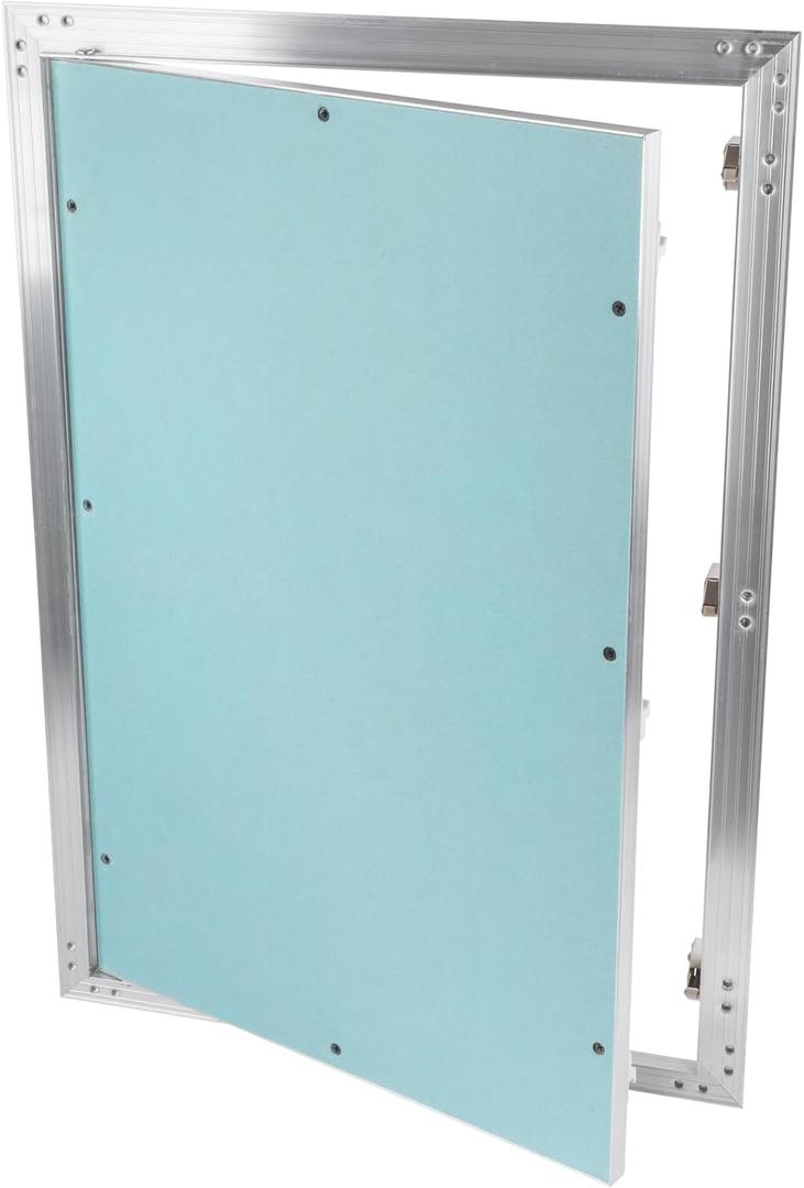 Vent Systems 16" x 24" Inch Aluminum Drywall Access Panel  Recessed Metal Rectangular Inspection Door for Wall, Ceiling, Plumbing, HVAC System  Indoor Use for Home, Garage, Office Renovation, Repair