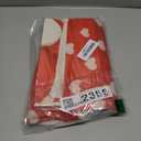 Lyrow Envelope Red Heart Tufted Bath Mat 17"x 29" Absorbent Love Heart Rug Red Pink White Non Slip Bath Rug Washable Front Door Mat for Wedding Home Bedroom Bathroom Decor