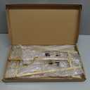 2 Pack Metal Easel Stand 16.5" H x 8.7" W x 4.3" D Table Top Easel Stand for Display Tripod Art Picture Mirror Modern Plate Holder for Display Photo, Book, Wedding Sign, Menu Board, Canvas