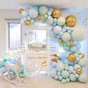 8ft Adjustable Balloon Arch Stand Bendable Balloon Arch Kit with Stand for Birthday, Wedding, White