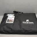 ROUWINNE Back Seat Extender for Dogs Truck-Large Space, Dog Pet Seat Cover Back Seat Hard Bottom Holds 400lbs, Waterproof Dog Hammock for Crew Cab Trucks F150, RAM1500, Sierra, Tundra, Silverado