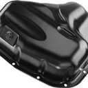 Lower Engine Oil Pan Sump with Drain Plug, Compatible with 2010-2017 Toyota Camry, 2009-2019 Highlander, 2011-2013 Sienna, 2013-2018 Avalon, 2009-2016 Venza, Lexus 2013-2018 ES300h, 2.5L 2.7L