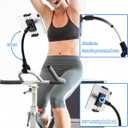Charchendo Gooseneck Treadmill Tablet Mount, Universal Adjustment Tablet Holder for Elliptical/Spin Bike/Exercise Bike/Indoor Cycle, Compatible with 4-13'' iPad Pro/Air/Mini, iPhones, Galaxy, E-Book