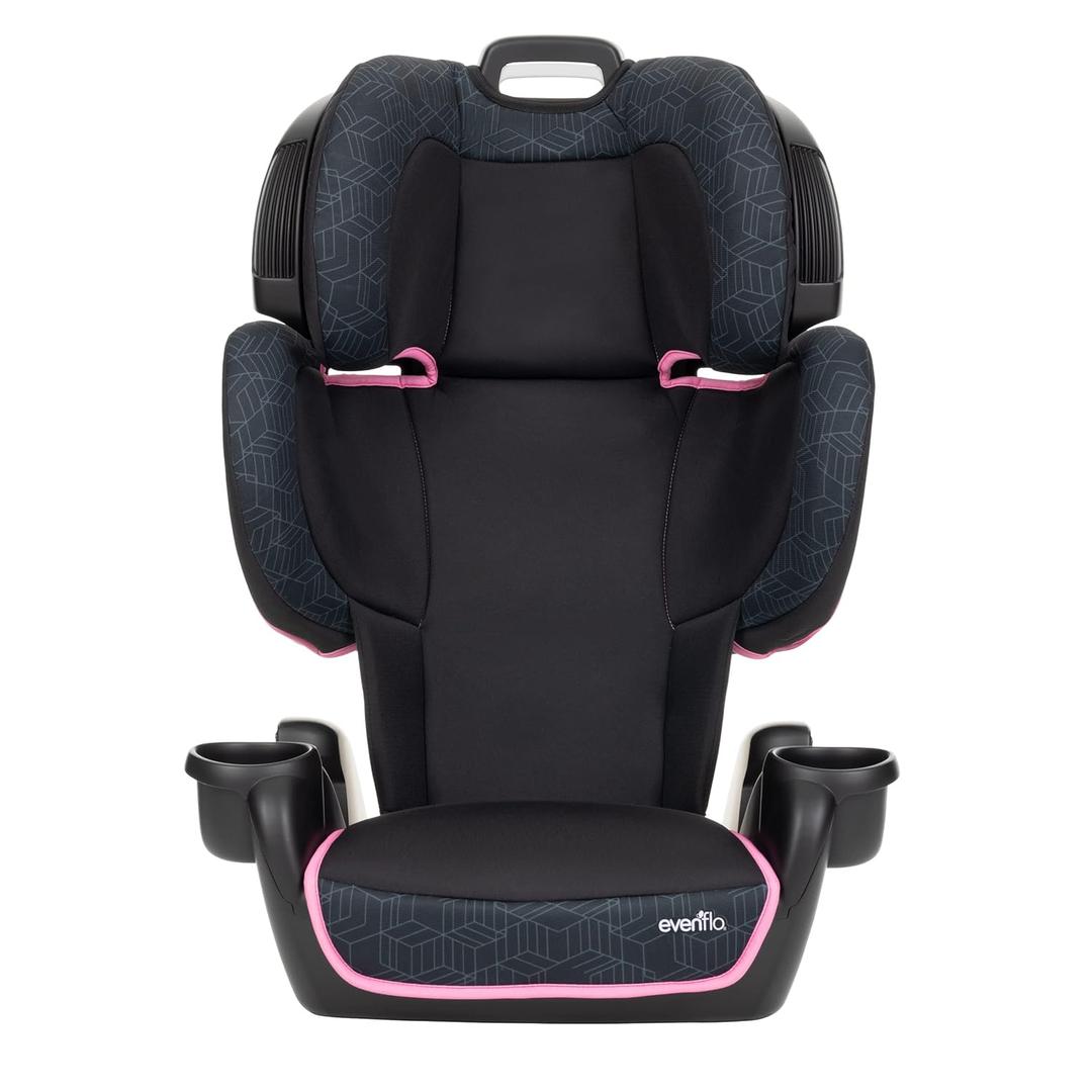 Evenflo GoTime LX High Back Booster Car Seat (Terrain Pink)