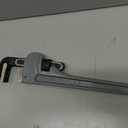 MAXPOWER 24 inch Pipe Wrench, 3 inch Jaw Opening Aluminum Straight Pipe Wrench Heavy Duty 24-Inch Plumbers Wrench