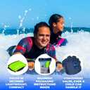 Premium Kids Inflatable Boogie Board Lightweight Swimming Floating Surfboard for Beach & Pool Fun Durable Inflatable Surf Body Board for Wave Riding Summer Pool Floats & Beach Toys