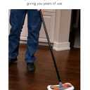 Dust Cleaning Sweeper Mopping - Orange and Grey Durable Mop Set - Lightweight - Great for Kitchen, Home, Garage and Office - Hardwood Tile Laminate Floor Cleaner - Removable Slipper