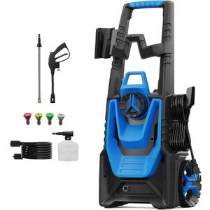 Pressure Washer, 4800 MAX-PSI Power Washer with 4 Quick Connect Nozzles, High Pressure Cleaning Machine with Foam Cannon for Cars/Patio/Driveways/Home Cleaning