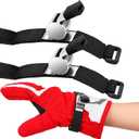 2 Pieces Sports Coach Whistle with Strap Metallic Loud Official Hockey Football Soccer Referee Whistle with Rubber Sleeve for Coaches Polices Referees