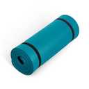 CAP 1" Extra Thick Yoga Mat, Exercise & Workout Mat with Strap, Teal