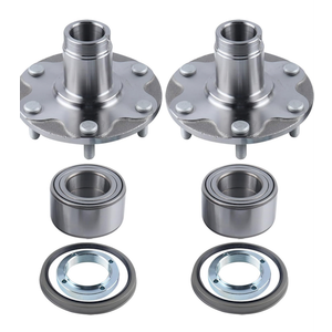 FEIDKS 2 Front Wheel Hub Bearing Kits Compatible with Toyota 4 Runner 1996-2001 Sequoia 2001-2007 Tundra 2000-2006 Tacoma 1999-2004# WH5170112W NT517011 710571 2WD Only