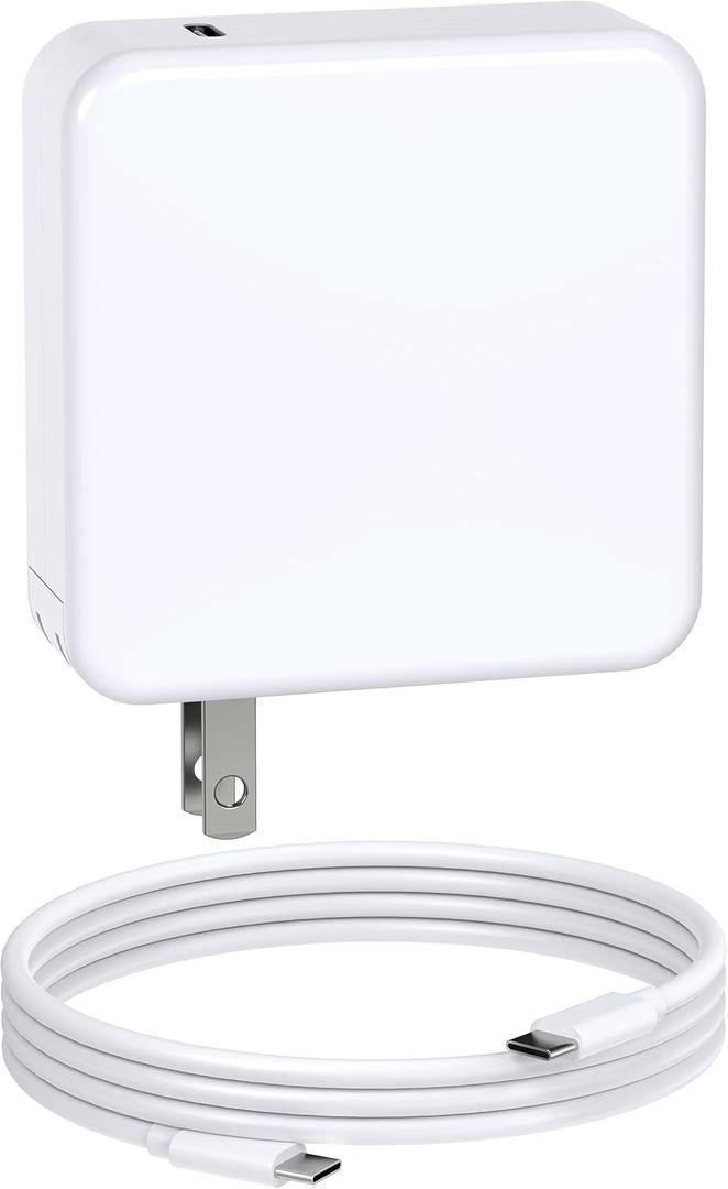 96W USB C Laptop Charger Power Adapter Replacement for Mac Book Pro 16, 15, 14, 13 inch 2021, 2020, 2019, 2018 Charger, Mac Book Air, IPad Pro, Type C Fast Charging Power Cord Supply 96W USB C Laptop Charger Power Adapter Replacement for Mac Book Pro 16, 15, 14, 13 inch 2021, 2020, 2019, 2018 Charger, Mac Book Air, IPad Pro, Type C Fast Charging Power Cord Supply