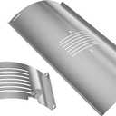 Flame Broiler Main Plate and Slider for Pit Boss Replacement Parts in PB1600, PB1150, PB1100, PB1000 Series, PB1100PS1 - Heat Deflector for Pit Boss Accessories, Pitboss Heat Diffuser for Smoker