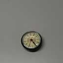 PATIKIL 2.8" 70mm Quartz Clock Insert, Round Quartz Movement Miniature Clock Mini Roman Numeral Clock Fit 61mm/3.1" Diameter Hole for Replacement Home, Black/Gold Tone, Style 6