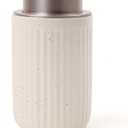 BosilunLife Dish Hand Soap Dispenser - Liquid Pump Soap Dispenser for Bathroom Decro Aprcot 12oz Ceramic Kitchen Dish Dispenser with Rust-Proof Liquid Pump Modern Refillable Lotion Bottles