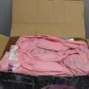 LANGXUN 8ft Pink Christmas Ball Inflatable Outdoor Indoor Decor, Giant Blow Up IP44 Weatherproof Xmas Decorations for Yard, Built-in 7-Color LED Rotating Light for Gardern Lawn Winter Holiday